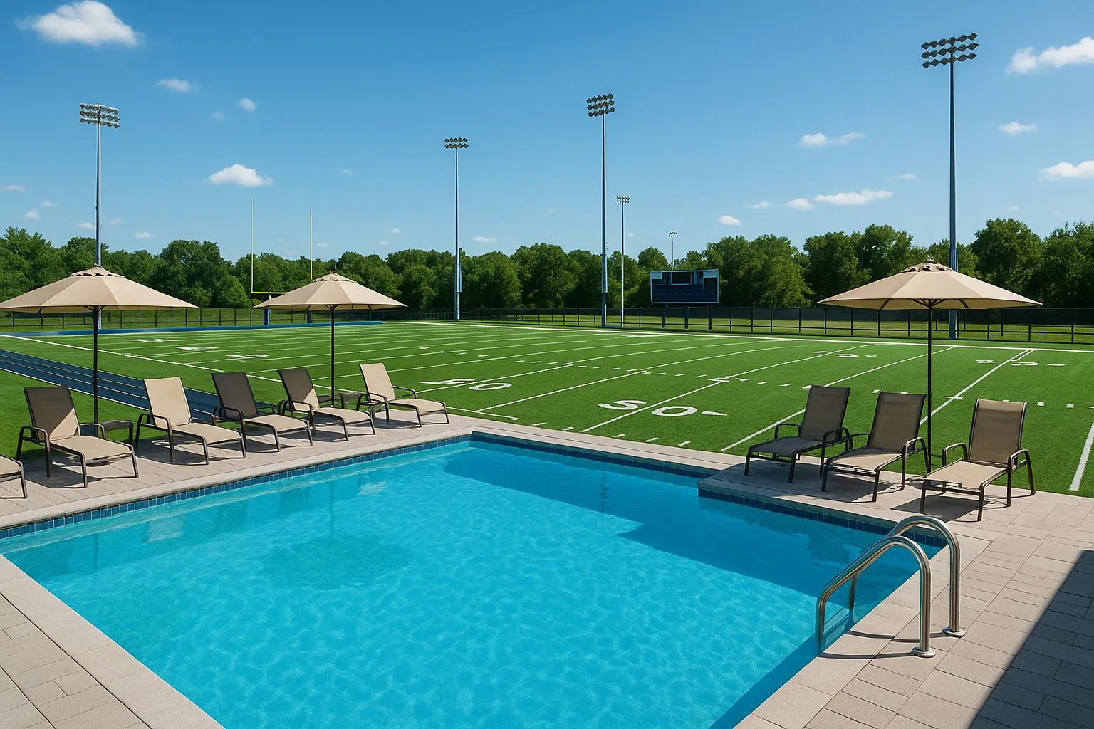 Redzone Pools licensed pool equipment repair team serving Cypress and Greater Houston